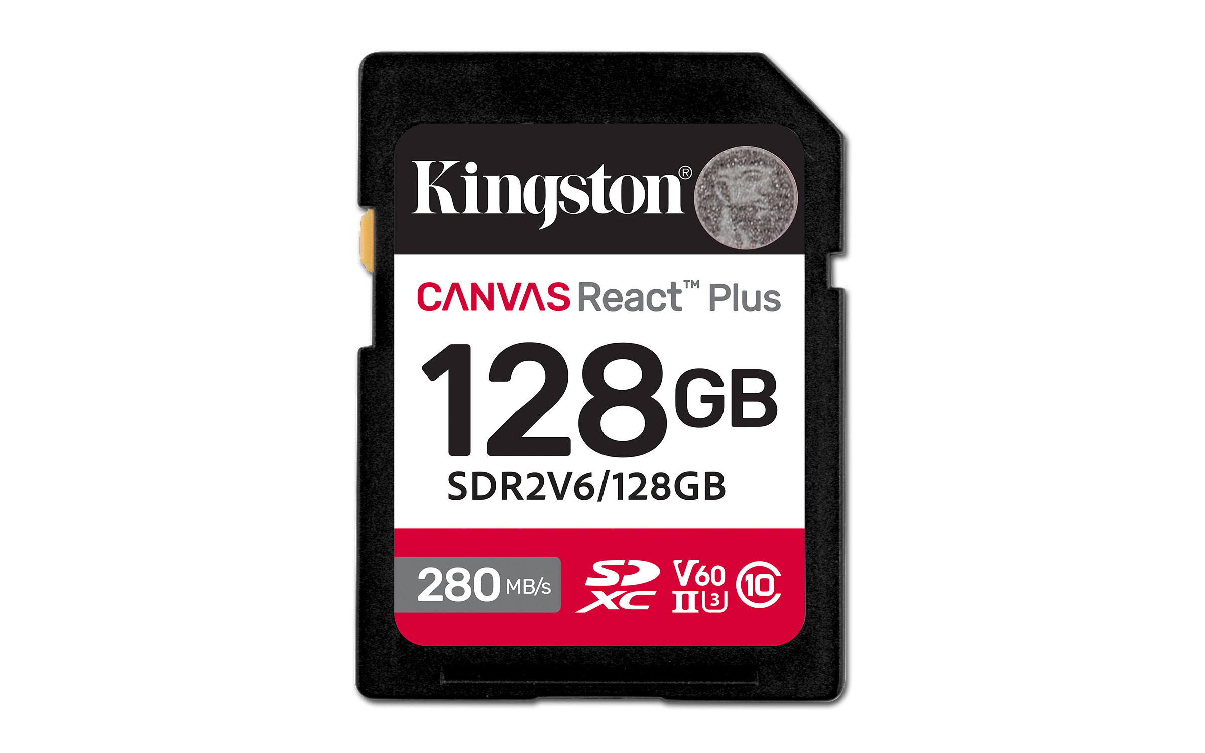KINGSTON 128GB Canvas React Plus SDXC UHSII 280R100W U3 V60 for Full HD4K
