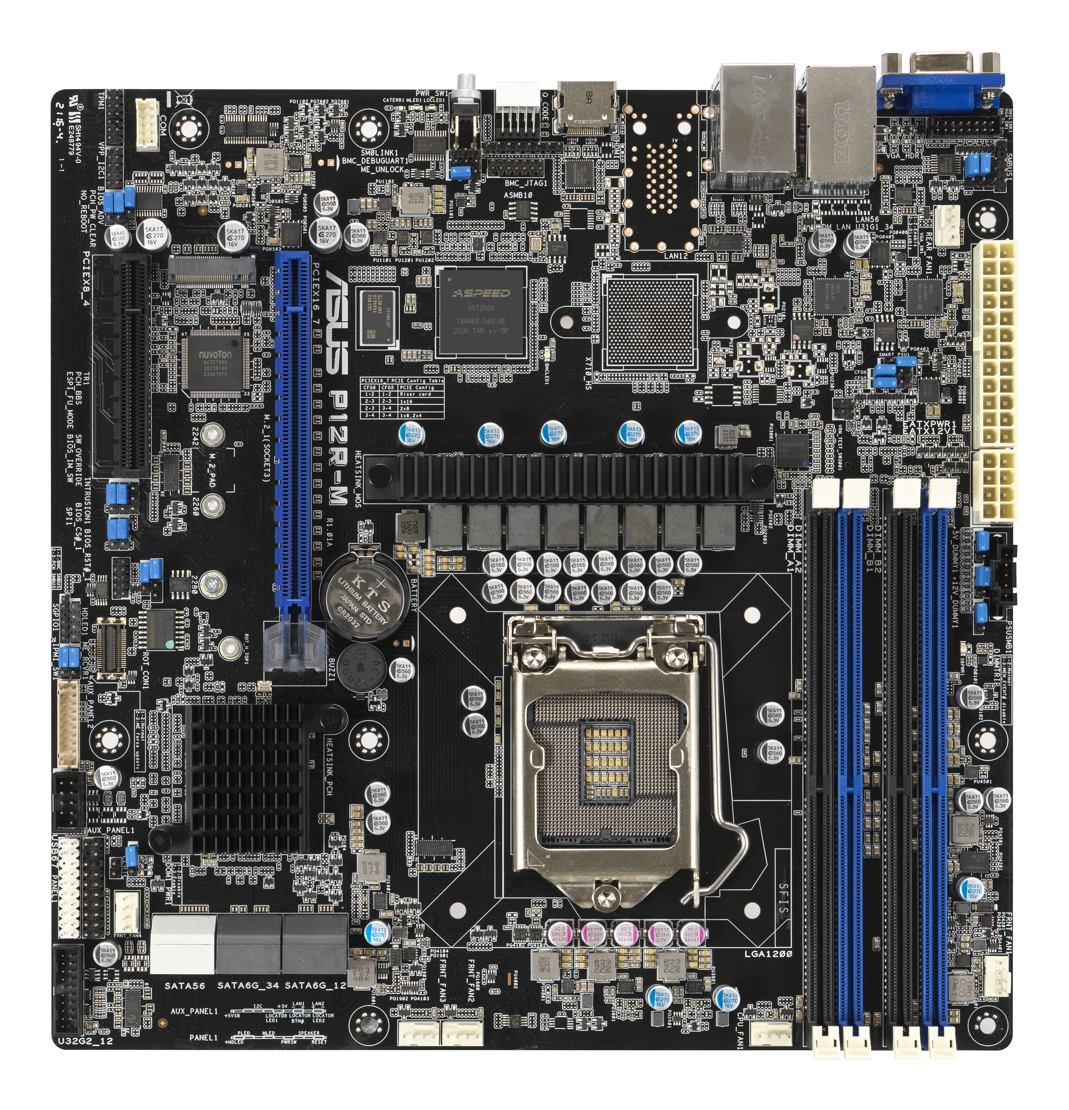ASUS P12R-M Motherboard micro-ATX LGA1200