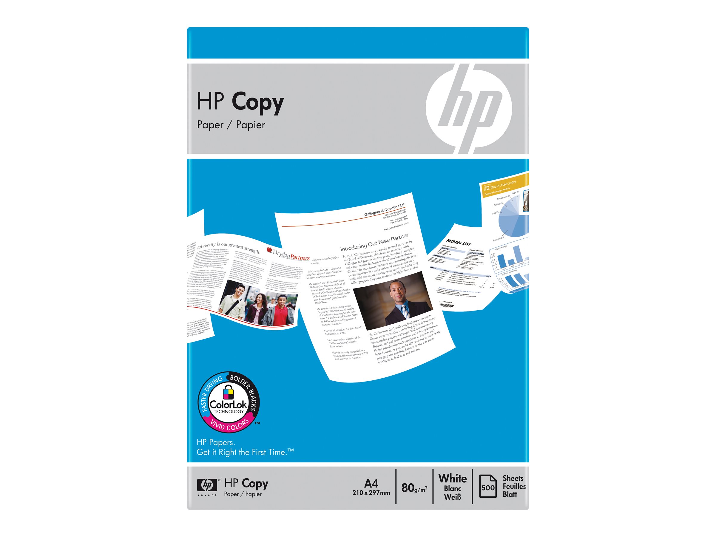 HP Copy Paper A4 80 g/m² 500 Blatt