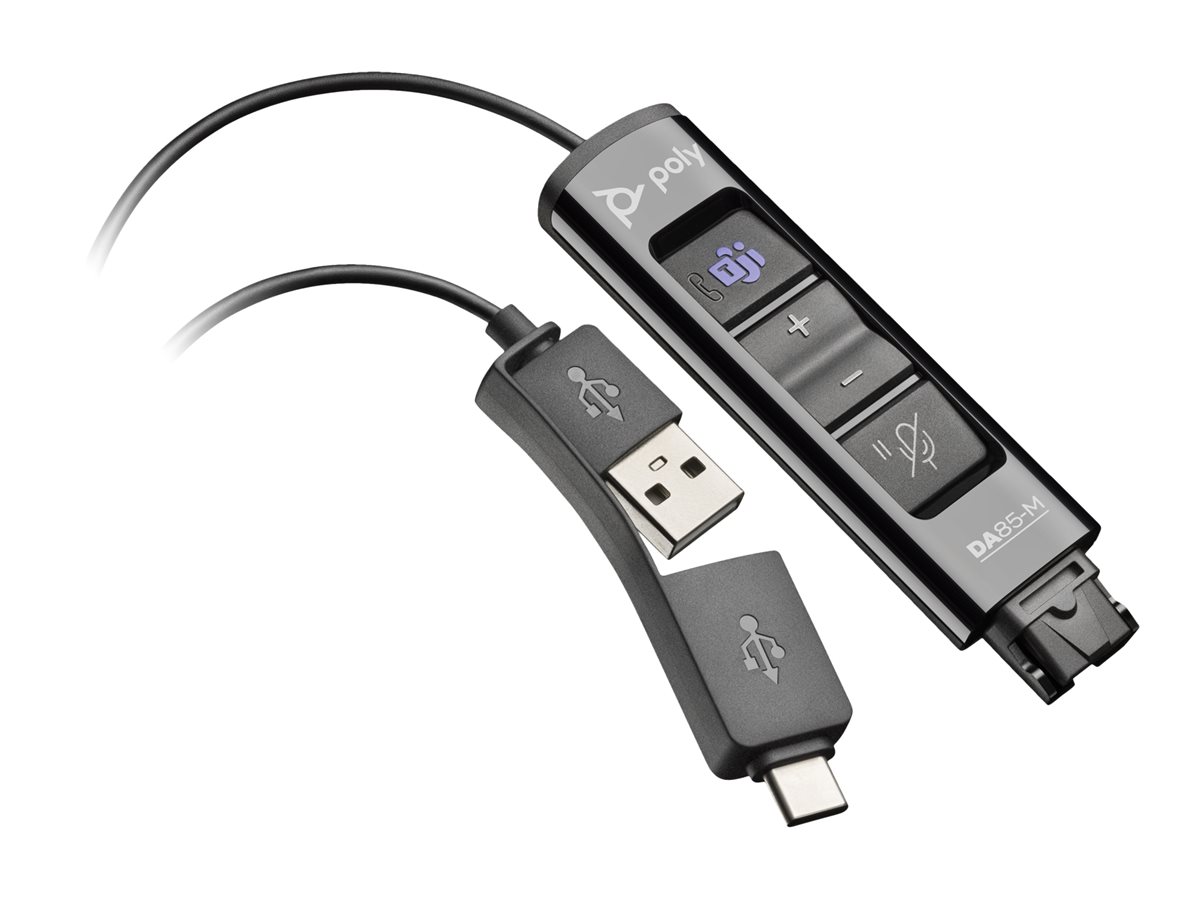 HP Poly DA85M USB to QD Adapter