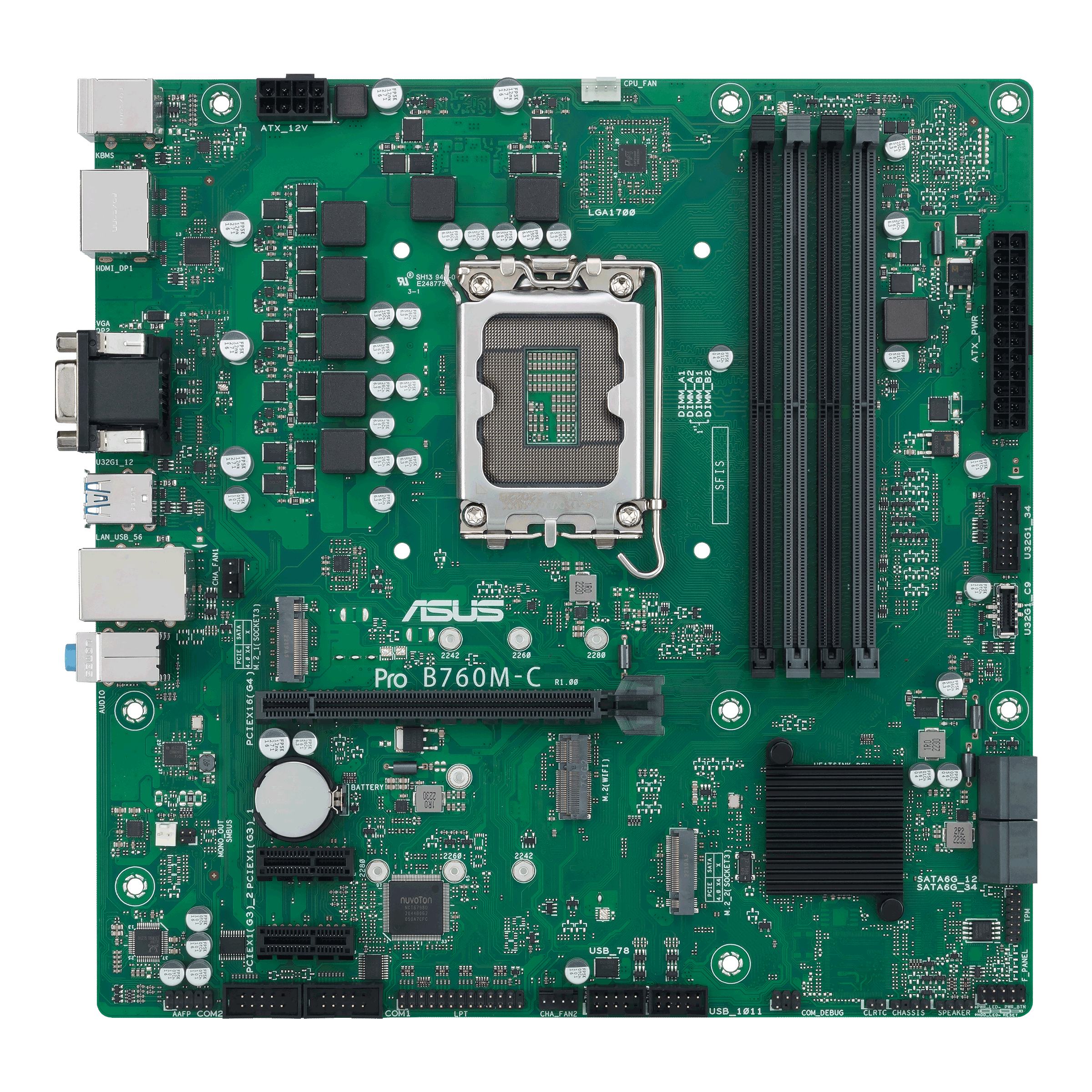ASUS Pro B760M-C-CSM microATX LGA1700 DDR5