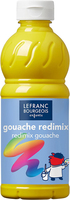 Lefranc Bourgeois Gouache Liquide Redimix Temperafarbe 500 ml Gelb