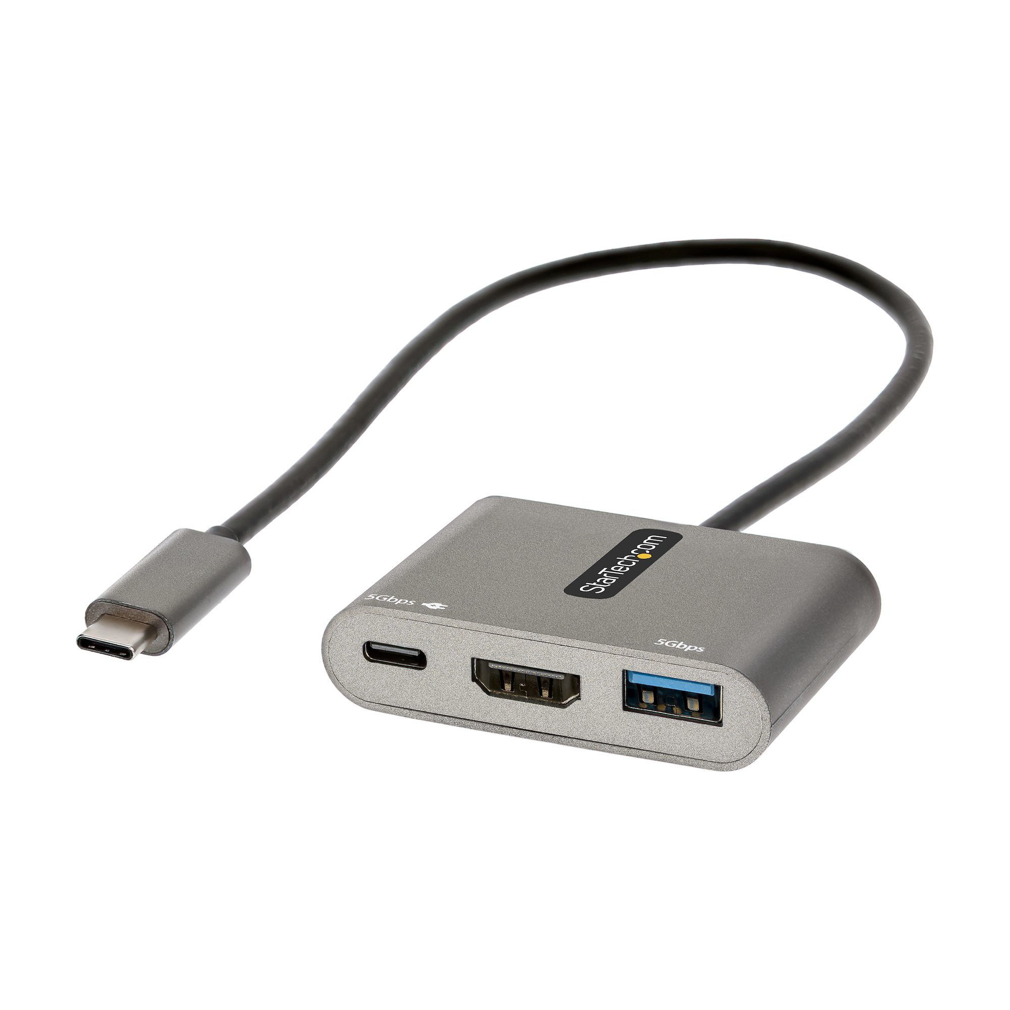 StarTech.com USB-C Multiport Adapter HDMI 4K 100W PD USB 3.0 Hub