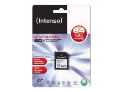 Intenso SDXC-Card 64 GB Class 10