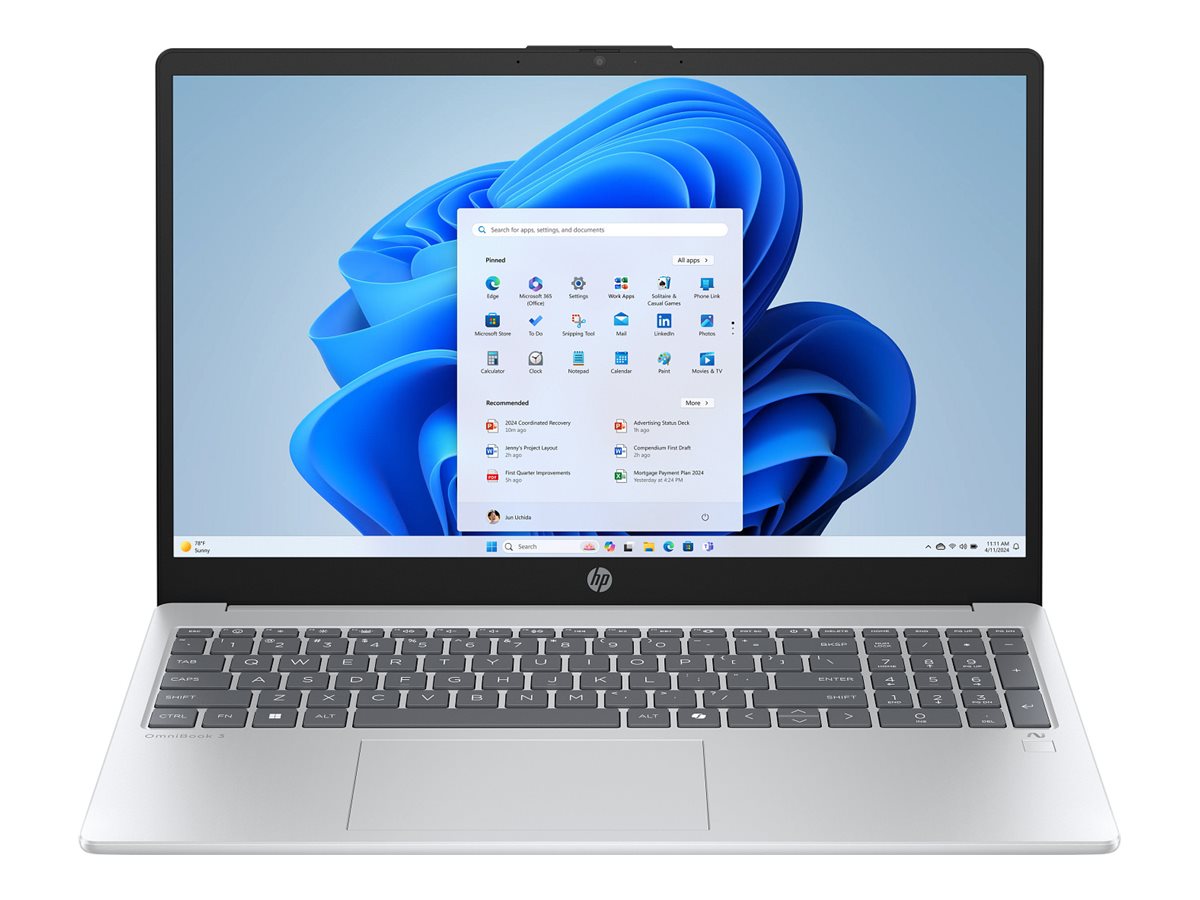HP OmniBook 3 15-fn0655ng 15,6 Zoll AMD Ryzen AI 5 340 16 GB RAM 1 TB SSD