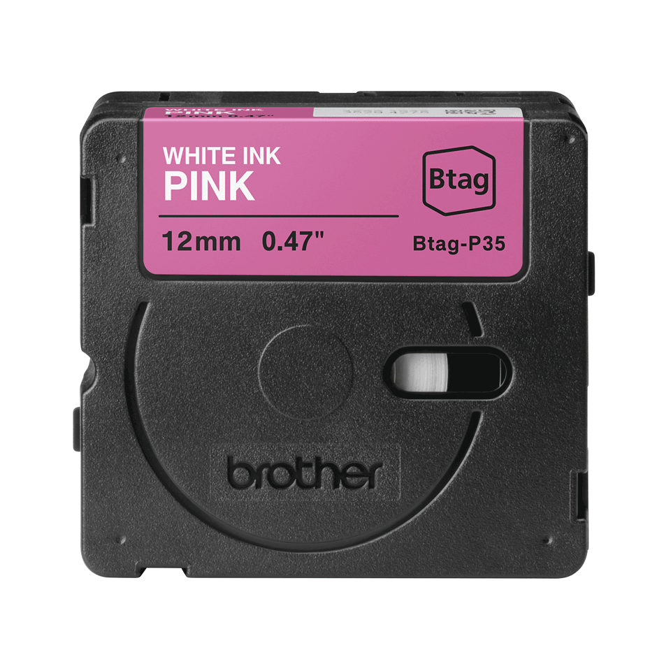 Brother BTAG-P35 Weiß auf Pink