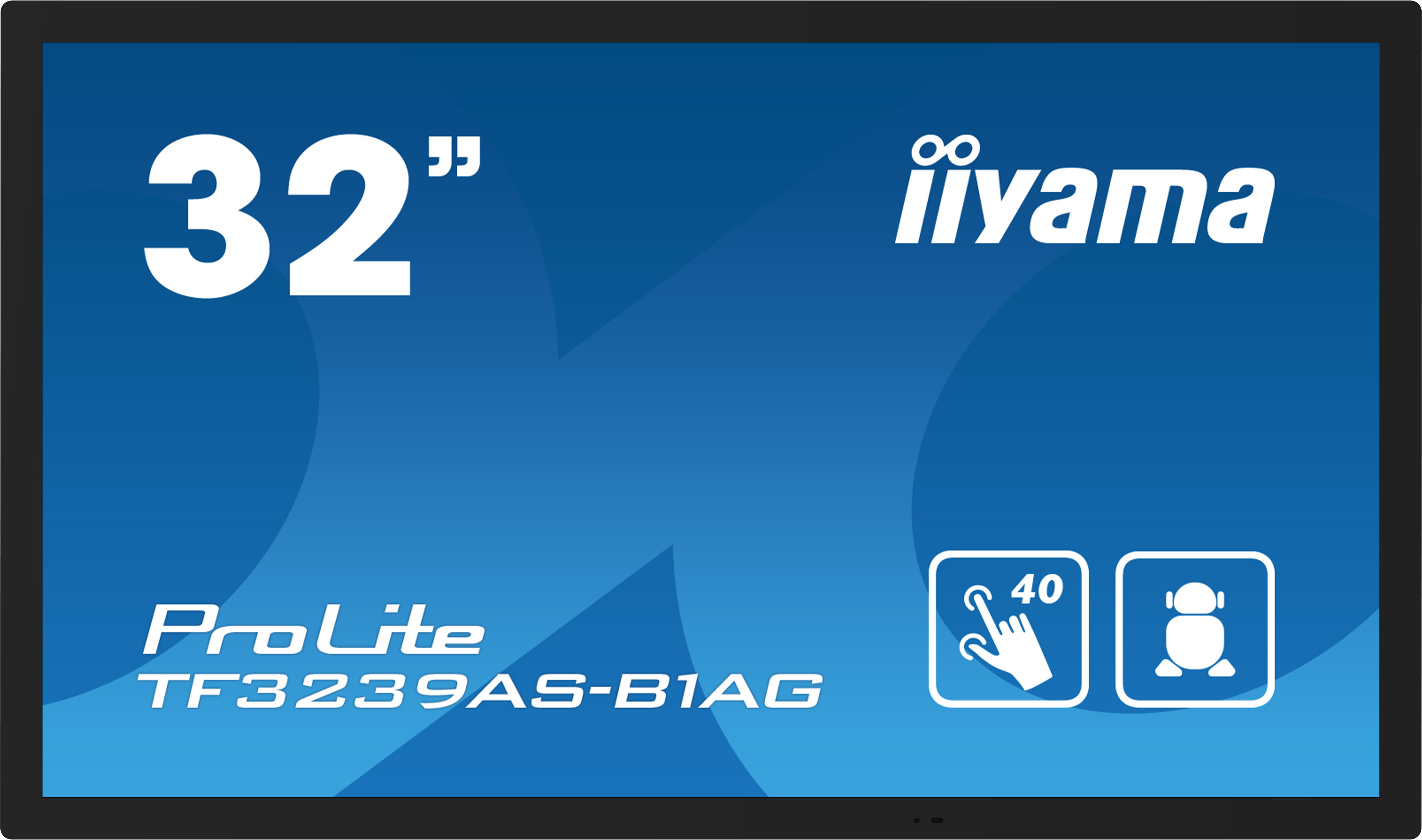 Iiyama ProLite TF3239AS-B1AG LED-Monitor 81 cm (32") M‑Touch HDMI DP