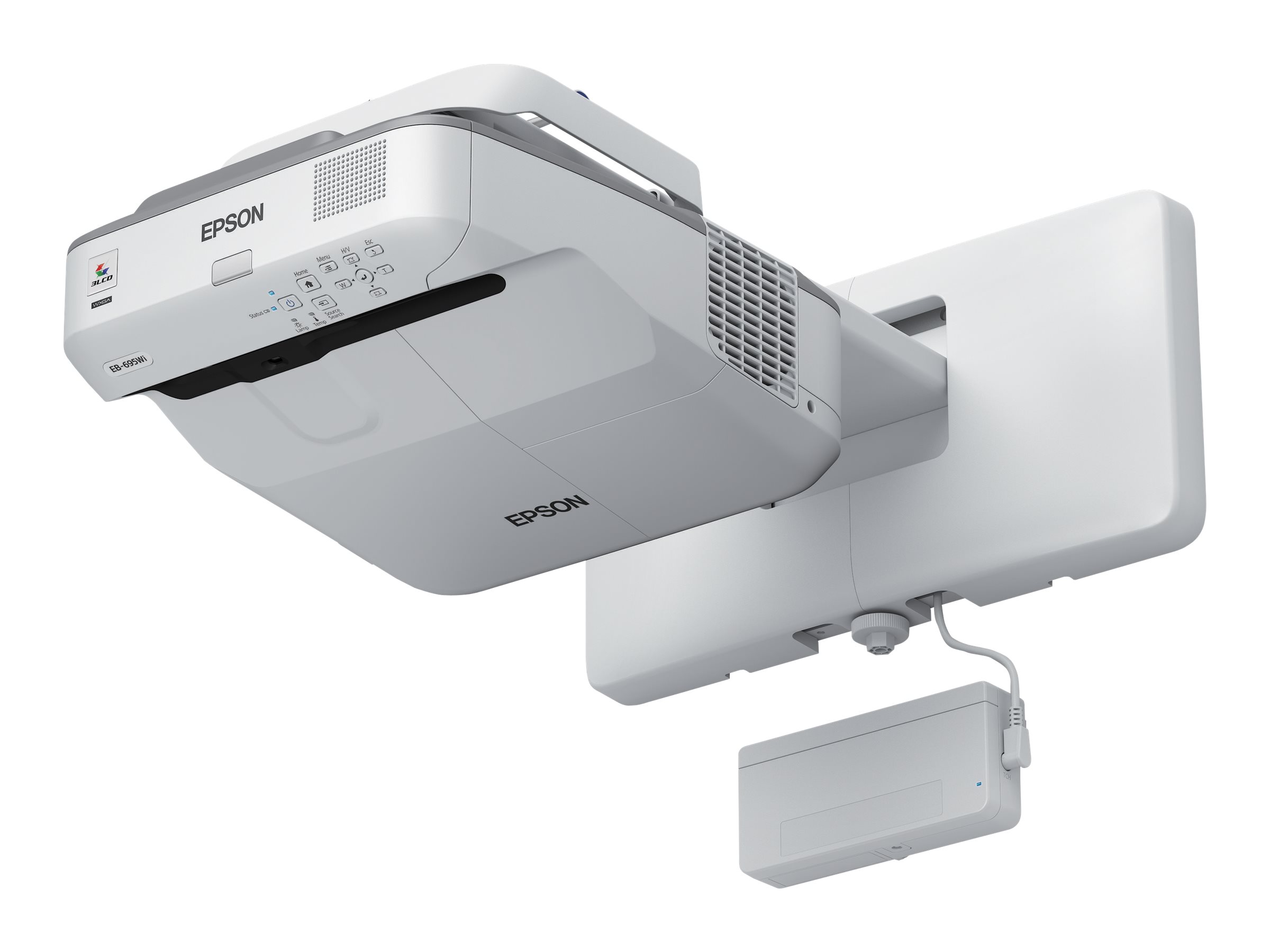 EPSON EB695Wi 3LCD WXGA interactive ultra short throw projector 1280x800 1610 3500 lumen 16W speaker