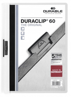 Durable DURACLIP weiß 60 Blätter
