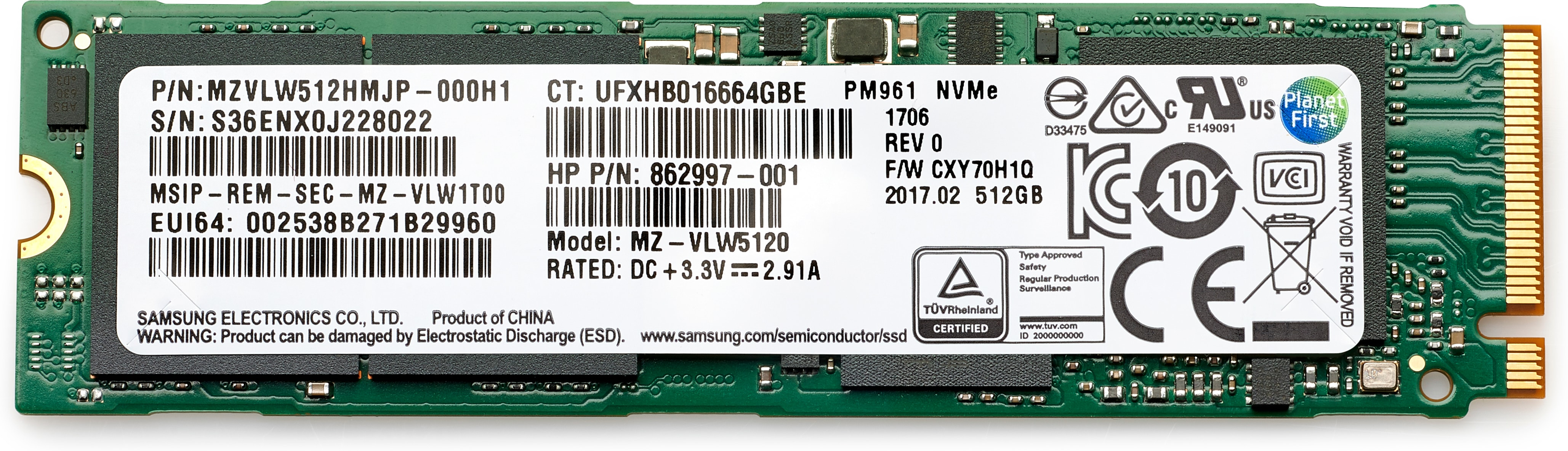 HP SSD 1 TB M.2 2280 PCIe 4.0