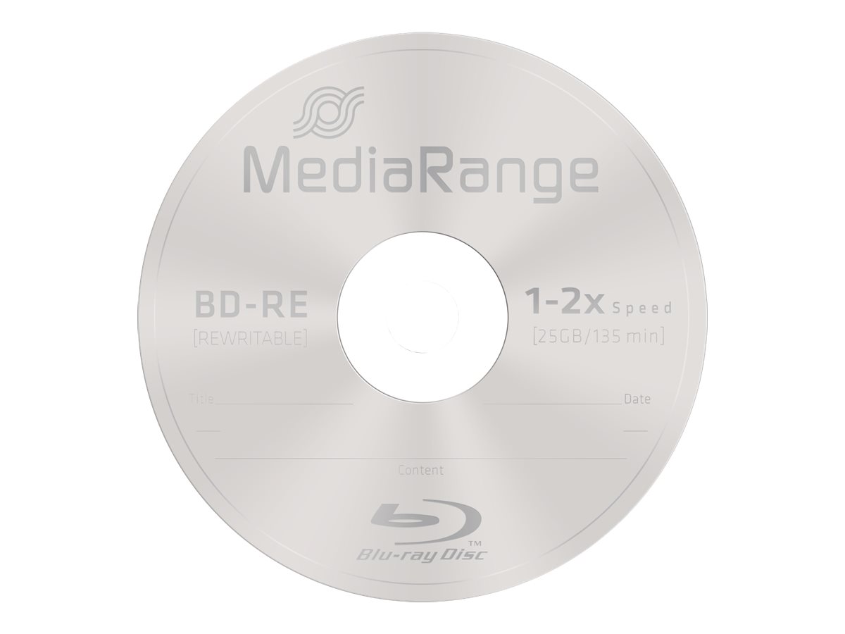 MediaRange Blu-ray BD-RE 25GB 2x