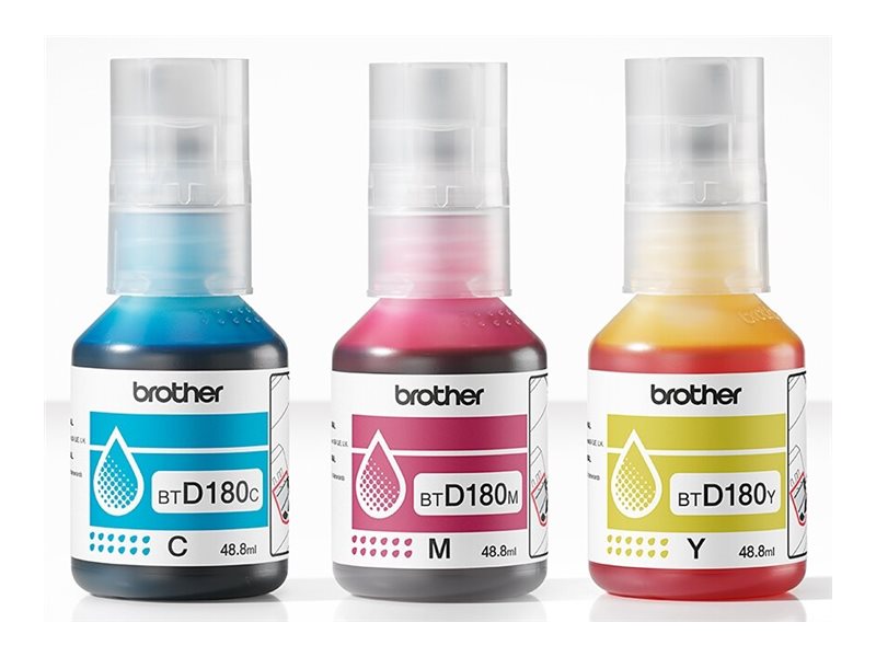 Brother BTD180CL Multipack Gelb Cyan Magenta