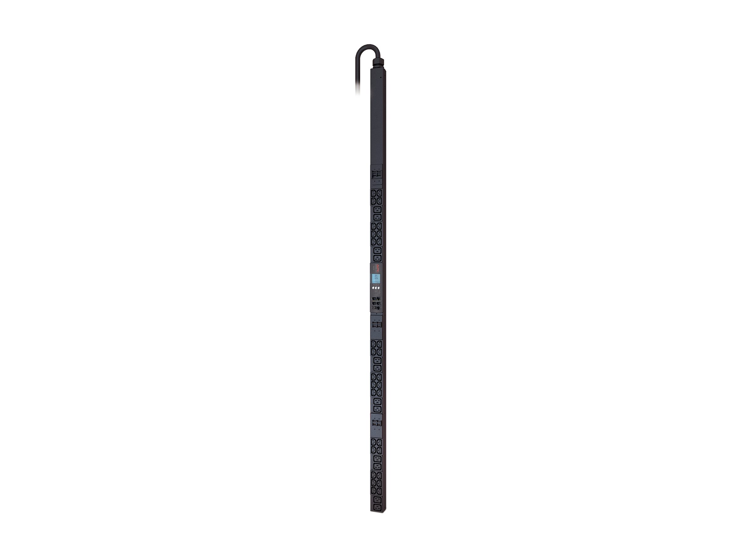 APC Metered Rack PDU Rack AC 400V 3phase Ethernet RS232 USB input IEC 60309 32A output connectors 42 0U Black