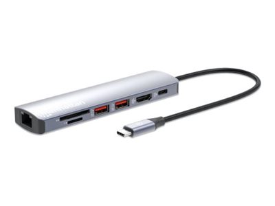Manhattan 7-in-1 USB-C Dockingstation 4K