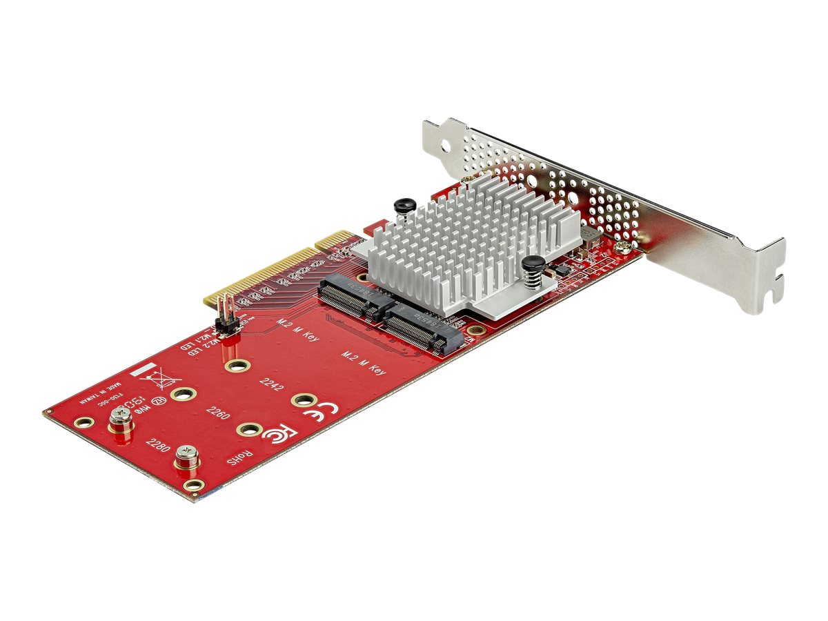 StarTech.com PEX8M2E2 Dual M.2 PCIe SSD Adapter x8/x16