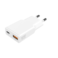 4smarts Netzladegeraet PDPlug Slim Duos 30W GaN 1C1A weiss