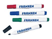 Franken Flipchart-Marker farbsortiert 2-6 mm 4 Stück