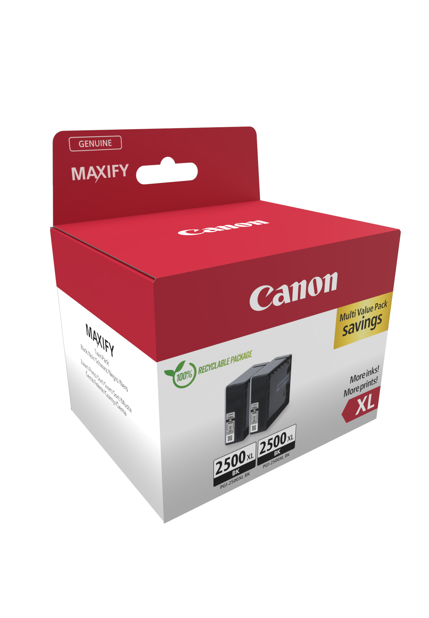 Canon PGI-2500XL Schwarz 2er-Pack