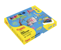 Jovi Jumbo Easy Grip Sparbox Wachsmalstifte farbsortiert 300 Stück