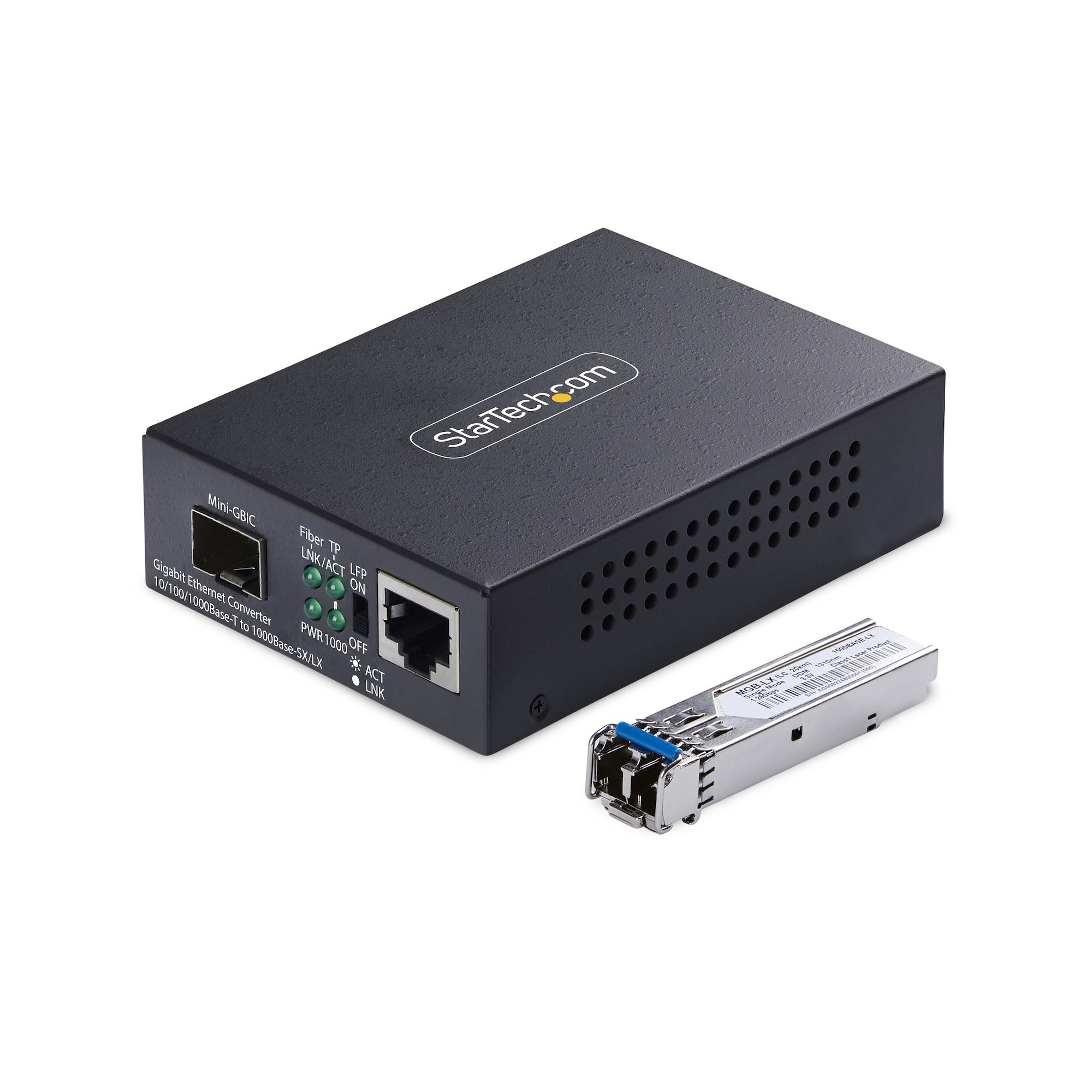 StarTech.com Medienkonverter 1 GbE Singlemode SM LC 20 km
