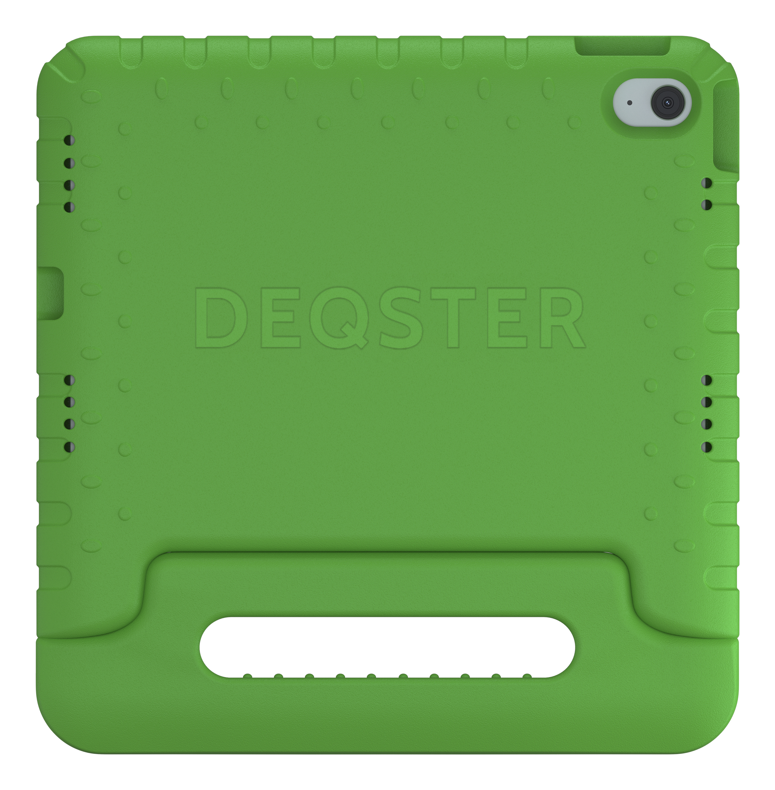 DEQSTER Kids Case iPad 10th gen tempered glass screen protector Grün