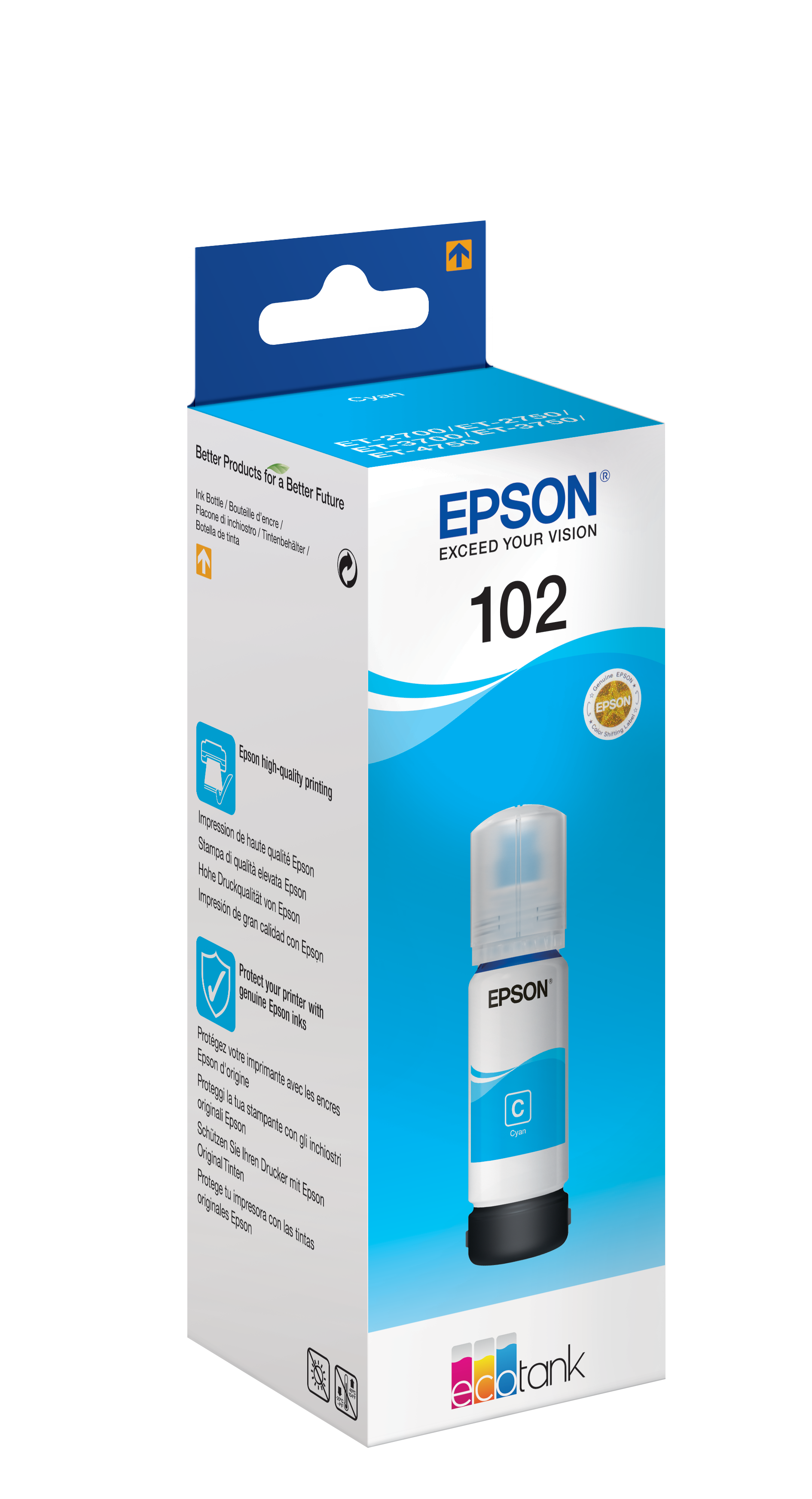 Epson 102 Cyan Tintenbehälter 70 ml