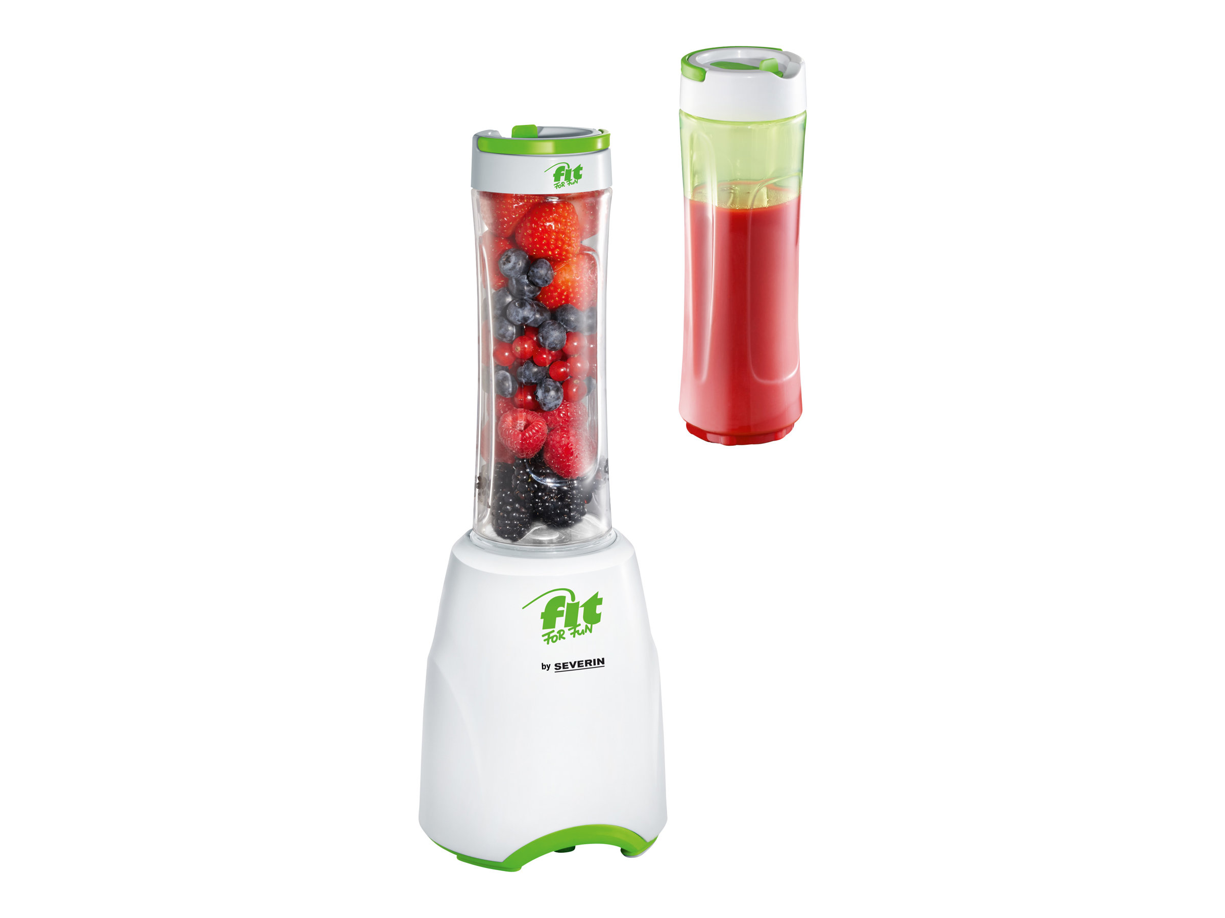 Severin SM 3735 Smoothie‑Maker weiß/grün 300 W