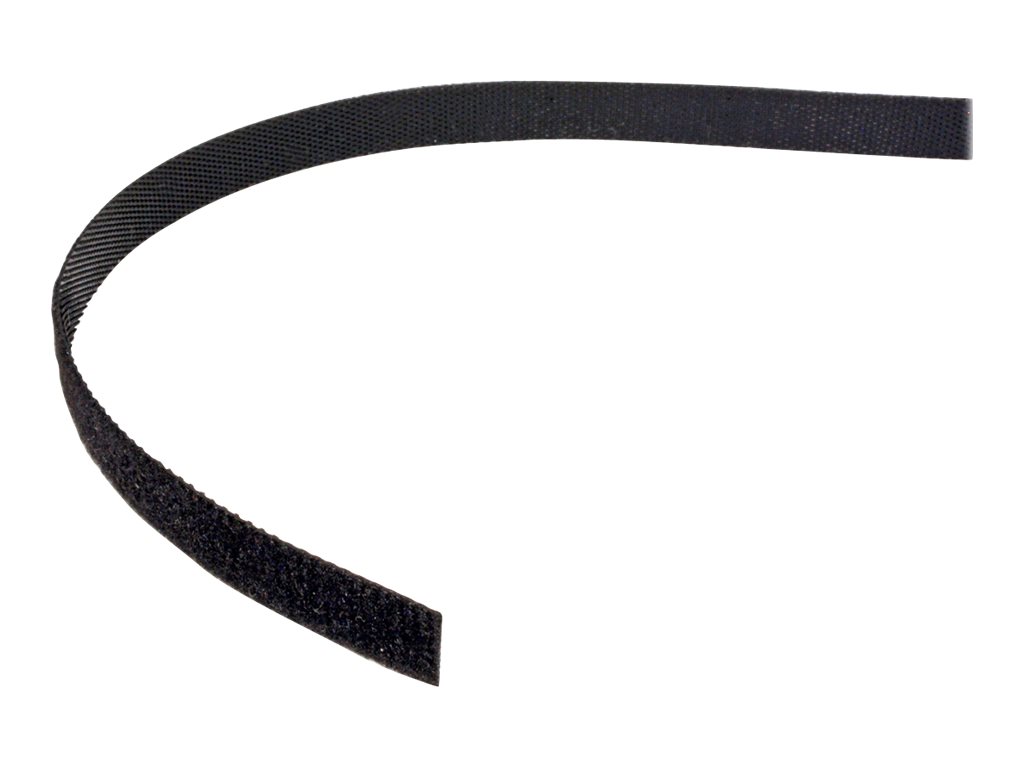 VALUE Klettband 10mm schwarz 25m