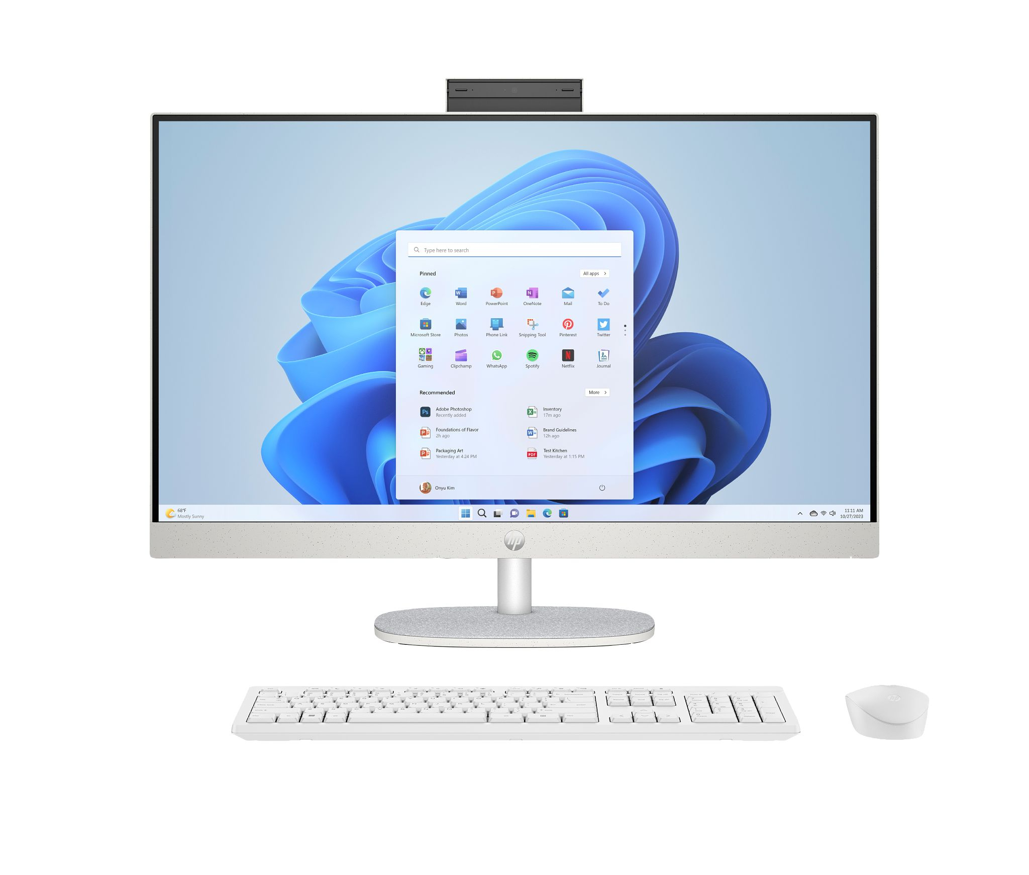 HP All-in-One 27-cr0006ng 27 Zoll Ryzen 7 7730U 16 GB RAM 1 TB SSD