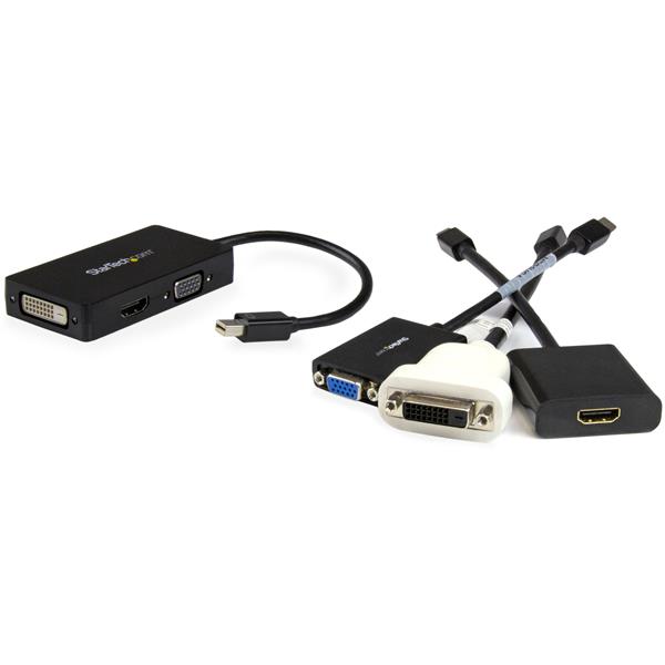 StarTech.com 3-in-1 Mini DisplayPort Adapter zu HDMI/VGA/DVI