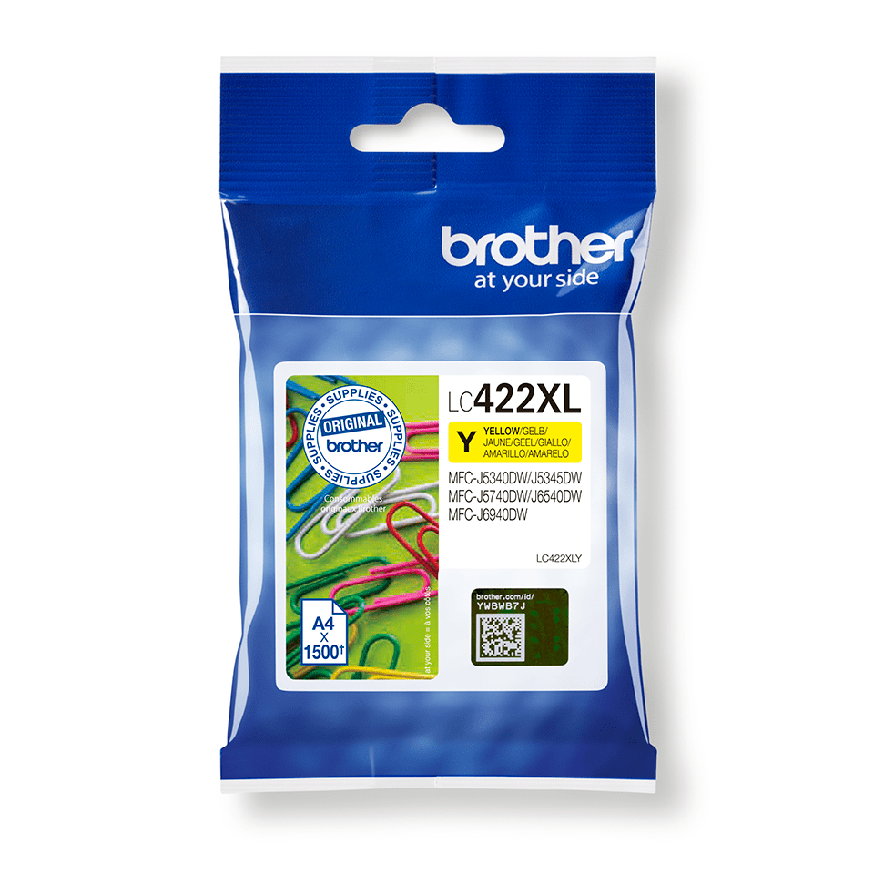 Brother LC422XLY gelb