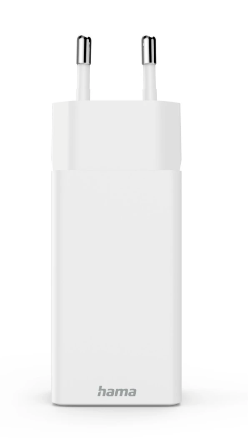 Hama Netzteil 2 USB‑C / USB‑A PD Wechselstrom 100‑240 V