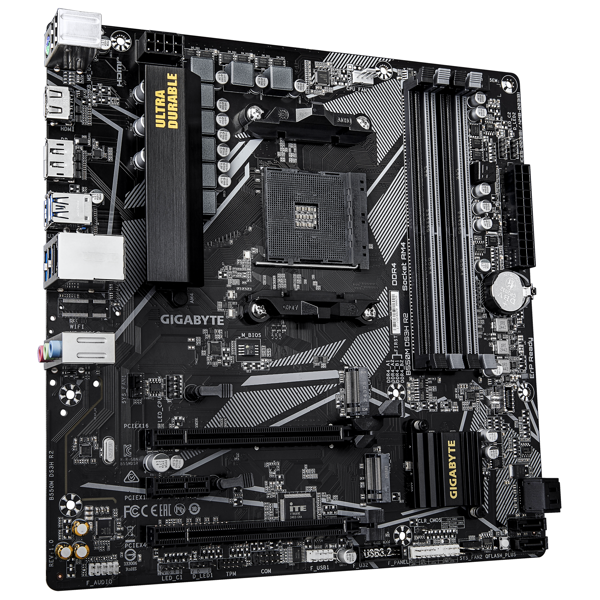 Gigabyte B550M DS3H R2 mATX DDR4 AM4