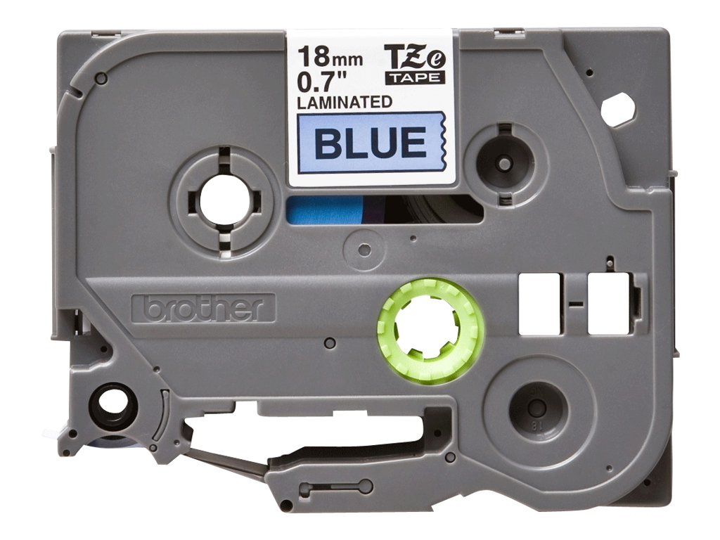 Brother TZe-541 18mm Schwarz auf Blau