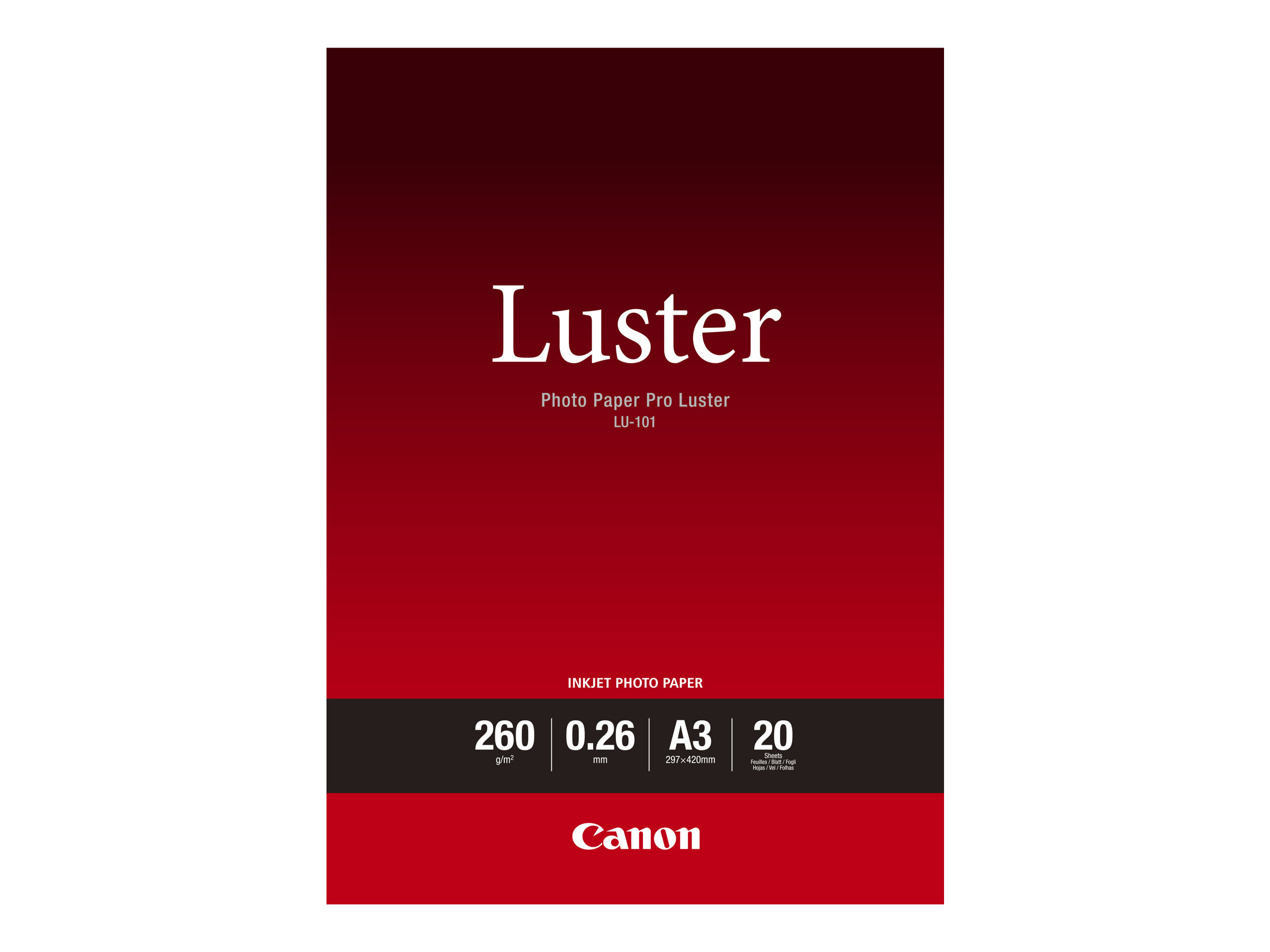6211B007 CANON Fotopapier A3 297x420mm
