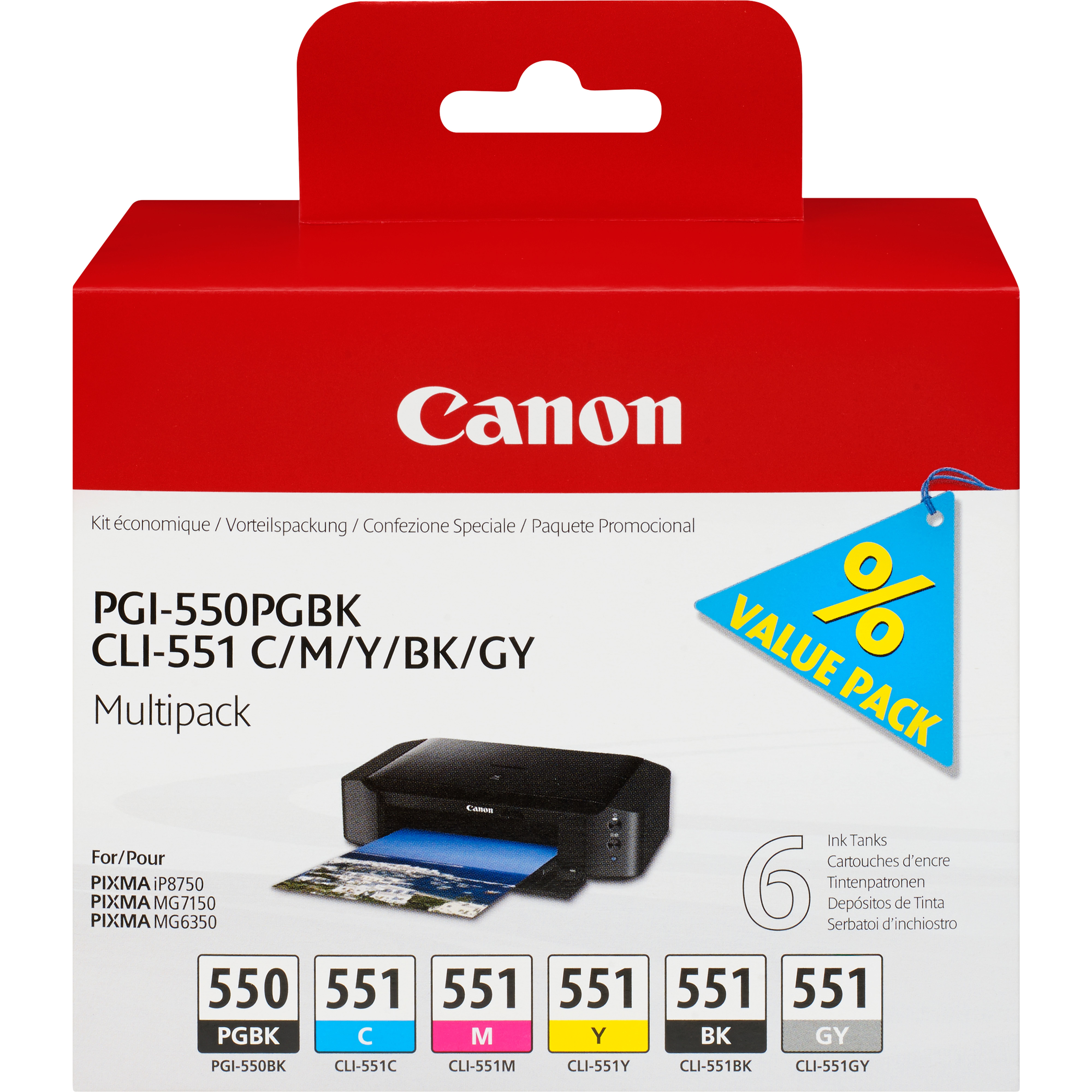 Canon PGI-550/CLI-551 Tintenpatronen