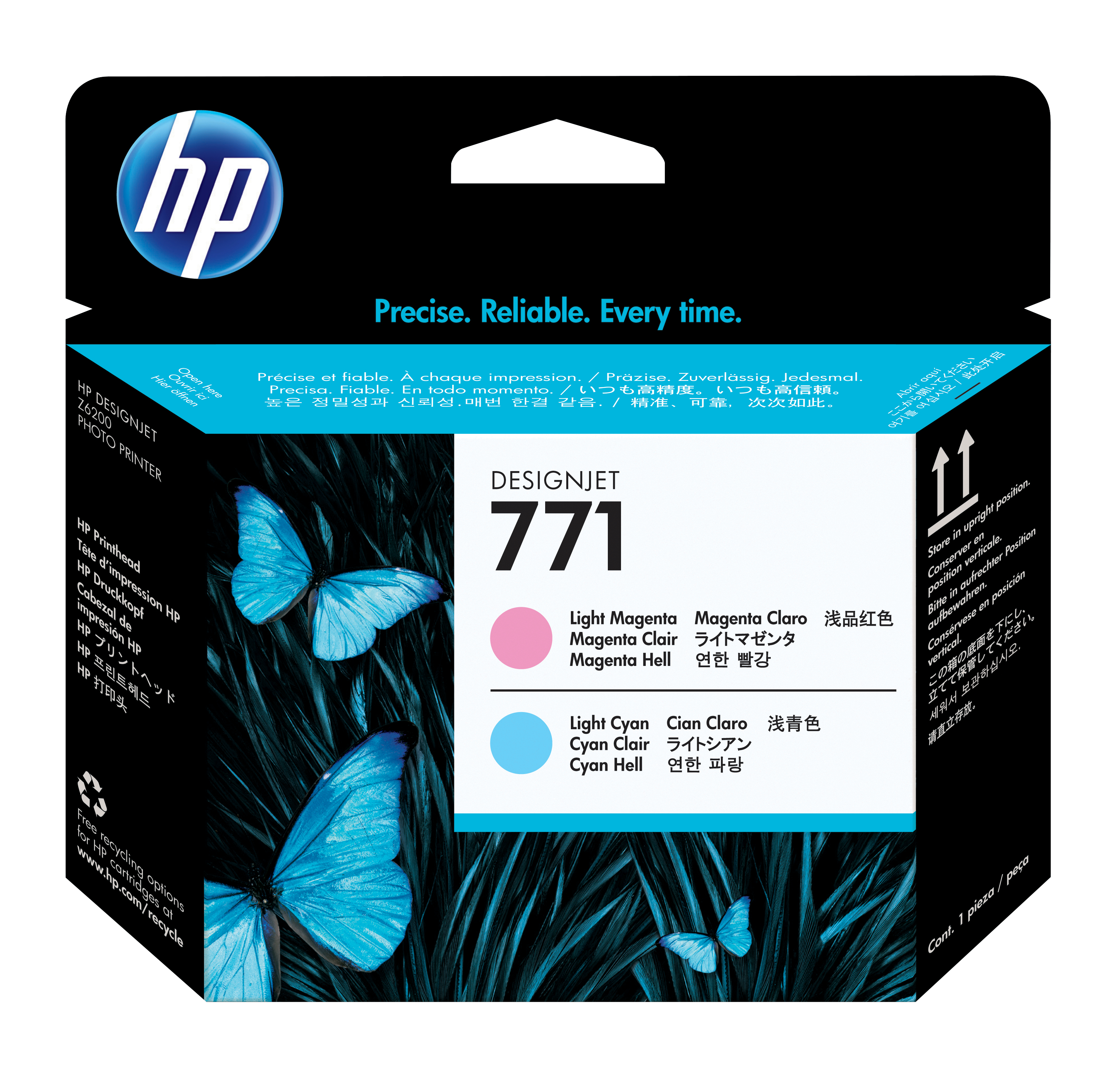 HP 711 Hellmagenta Hellcyan Druckkopf