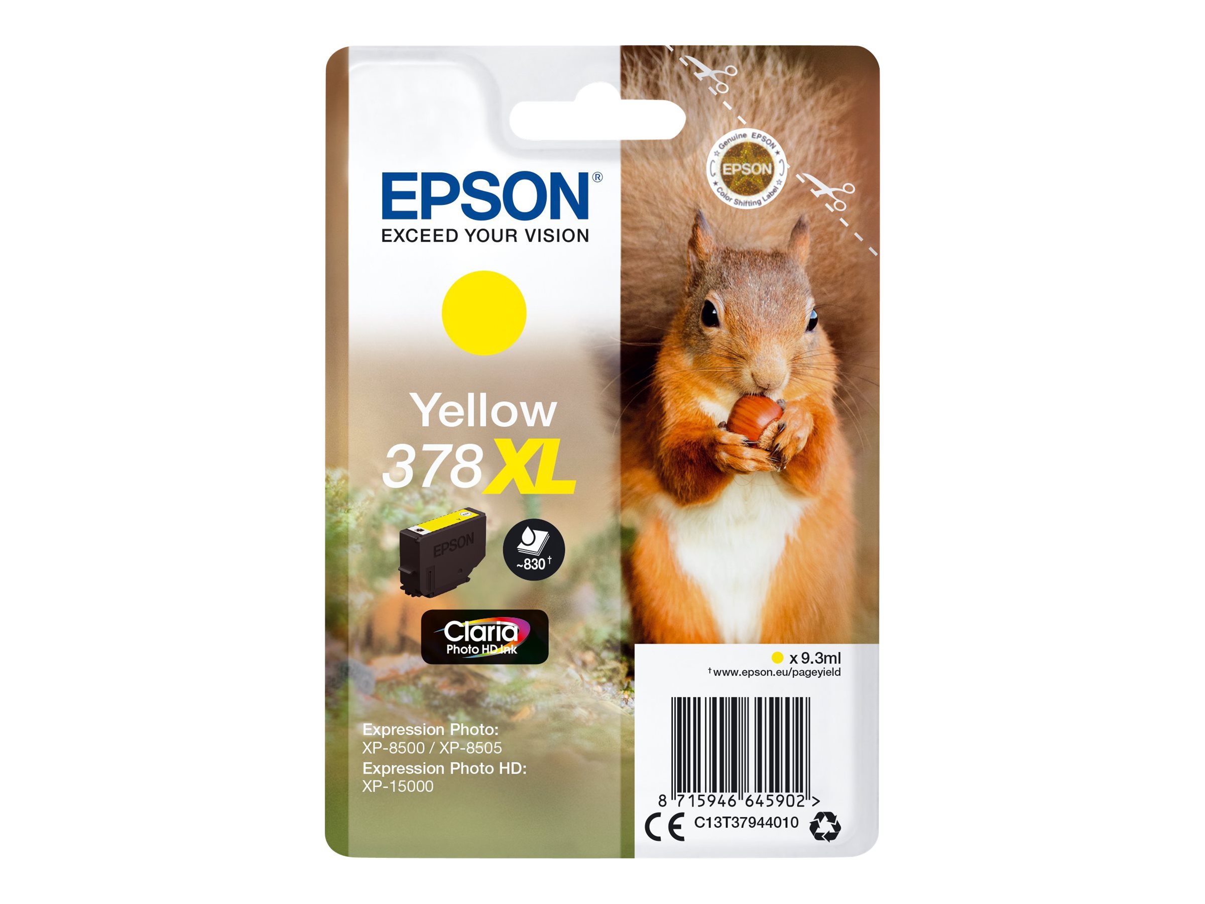 EPSON 378XLT37944 gelb Druckerpatrone