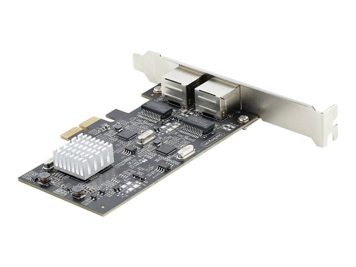 STARTECHCOM 2Port 25 Gbit PCIe Netzwerkkarte Intel I225V DualPort Computer LAN Karte MultiGigabit NIC 25G PCI Express Server