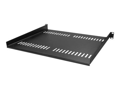 StarTech.com 1U Rack Shelf Belüftet Stahl Schwarz