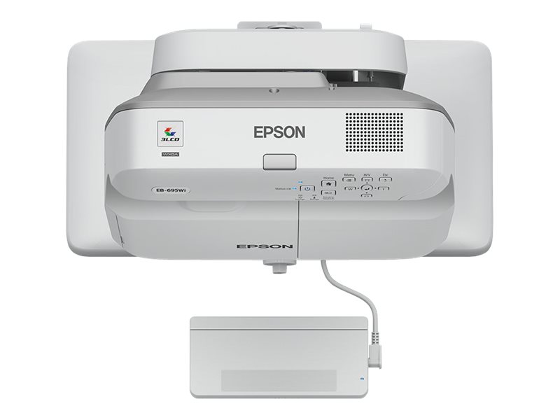 EPSON EB695Wi 3LCD WXGA interactive ultra short throw projector 1280x800 1610 3500 lumen 16W speaker