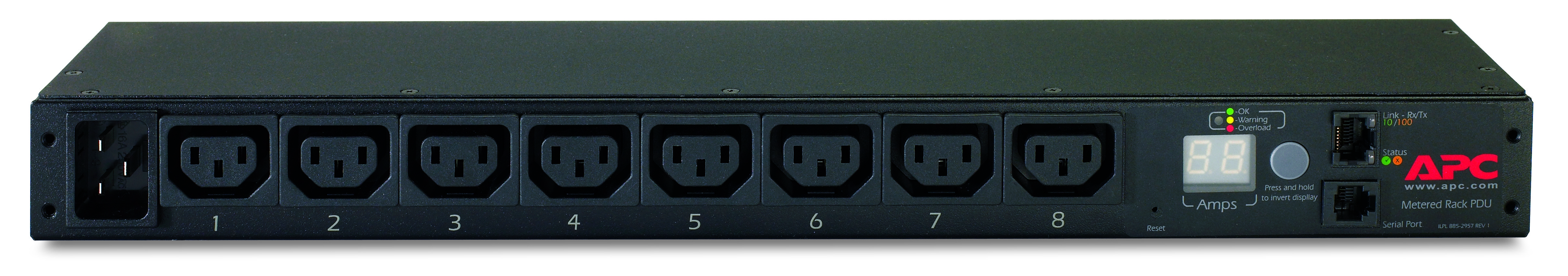 APC Metered Rack PDU AP7821B 1HE 16A 208V/230V