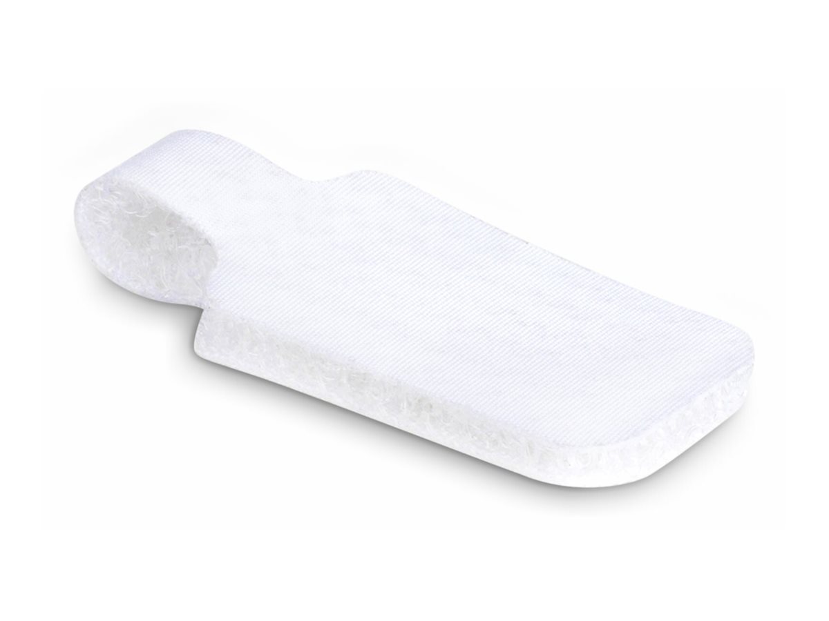 STARTECHCOM 9cm Kabelschilder 100 Stuck Weiss Klettverschluss mit Beschriftungsfeld Klettband KabelbinderKabeletiketten