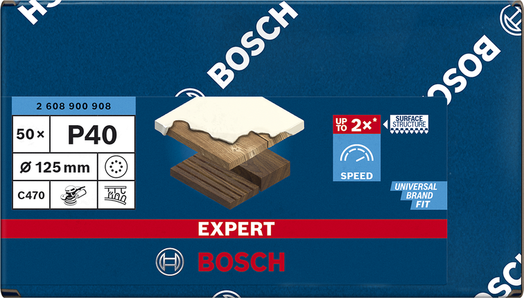 Bosch Expert C470 Schleifblatt K40