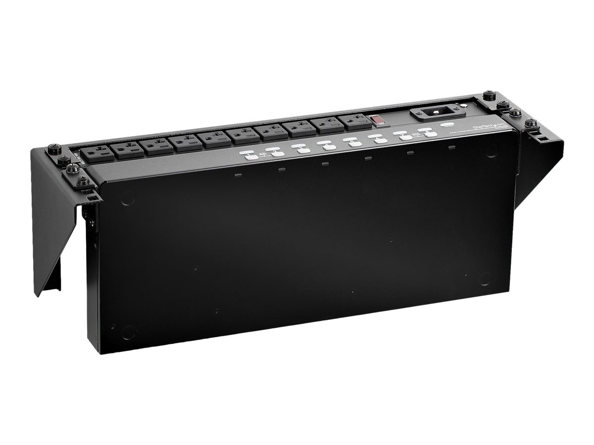 STARTECHCOM 3U 19in Steel Vertical Wall Mount Equipment Rack Bracket
