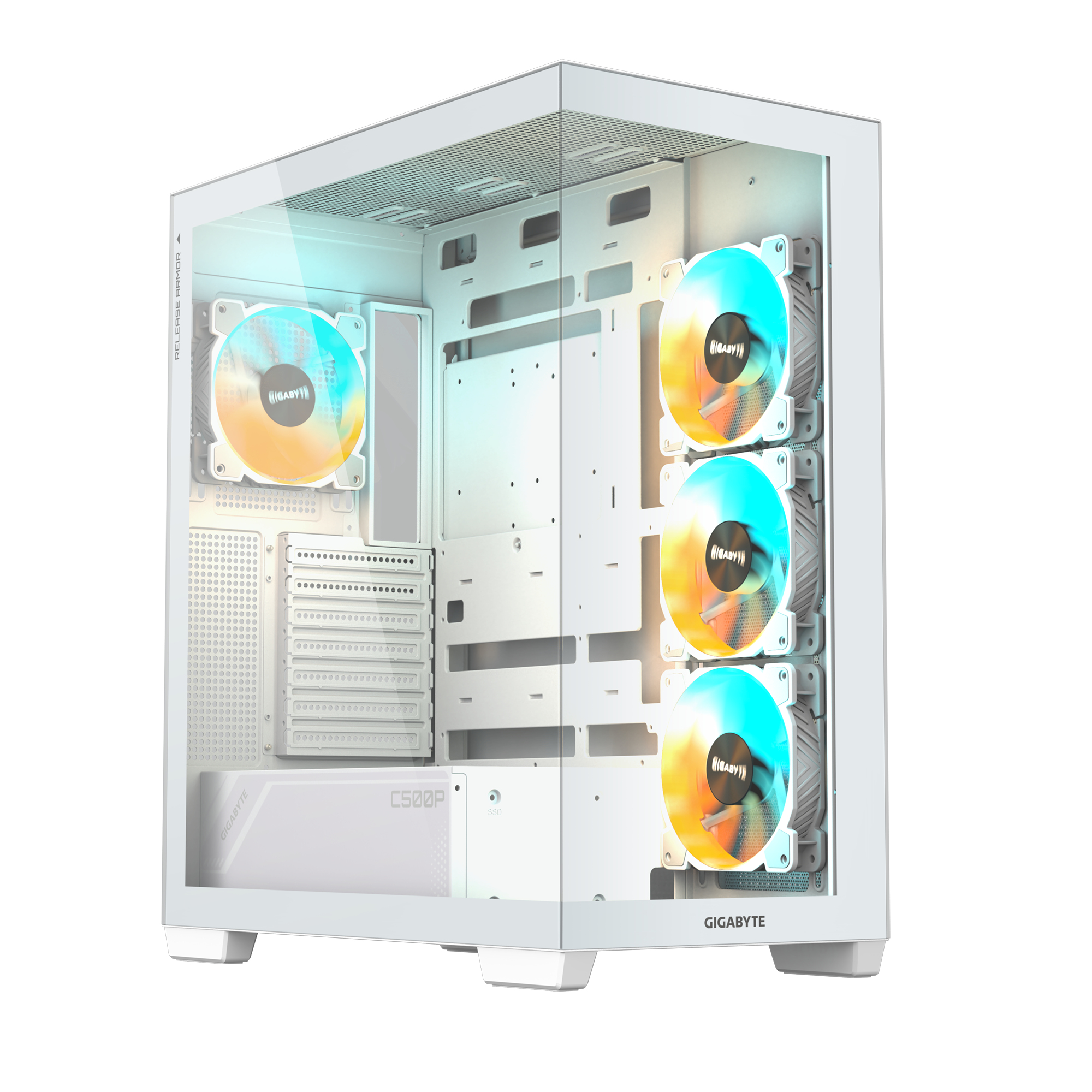 Gigabyte C500 PANORAMIC STEALTH ICE weiß ATX