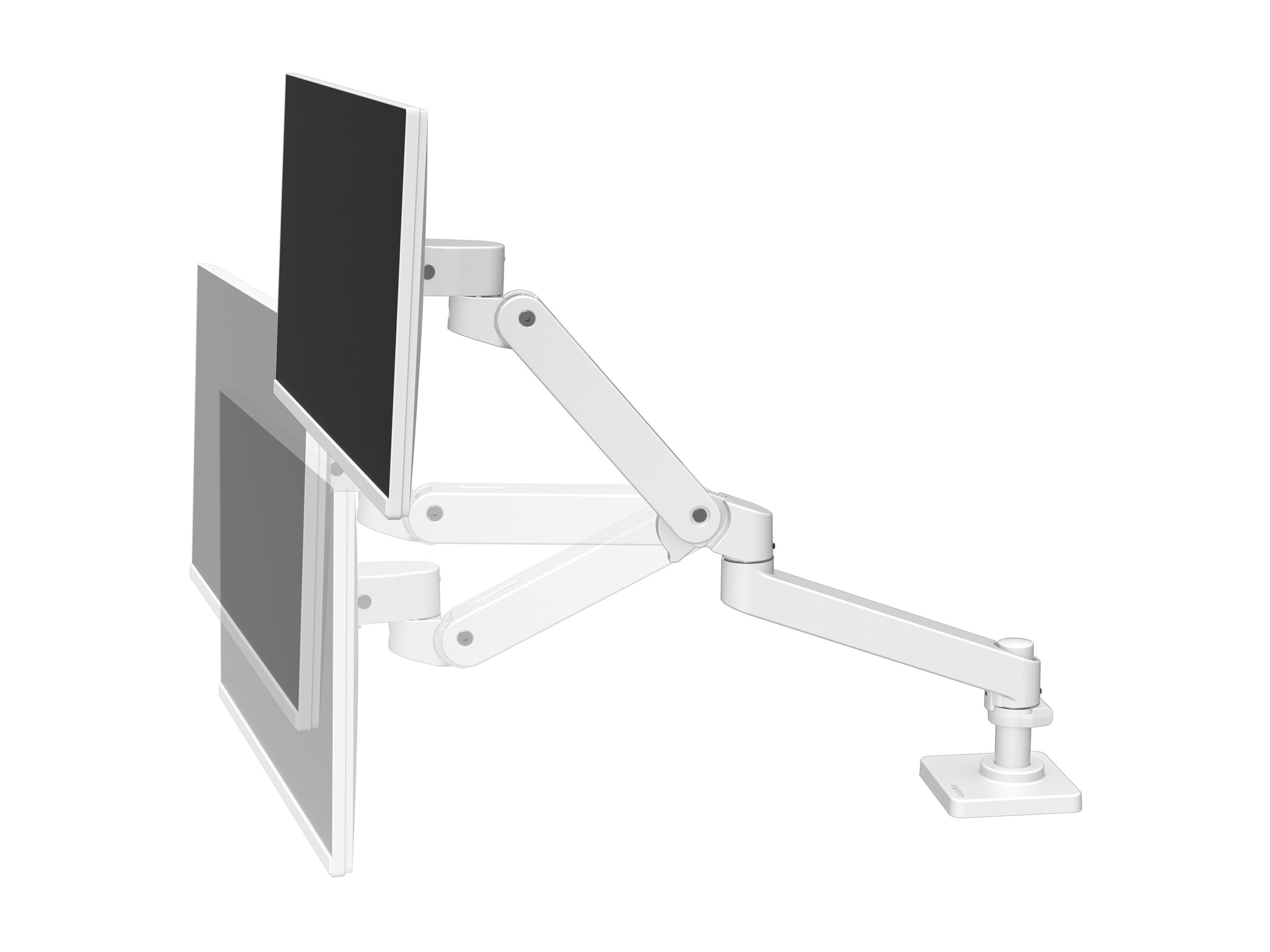 Ergotron LX Pro Monitorarm Aluminium Weiß