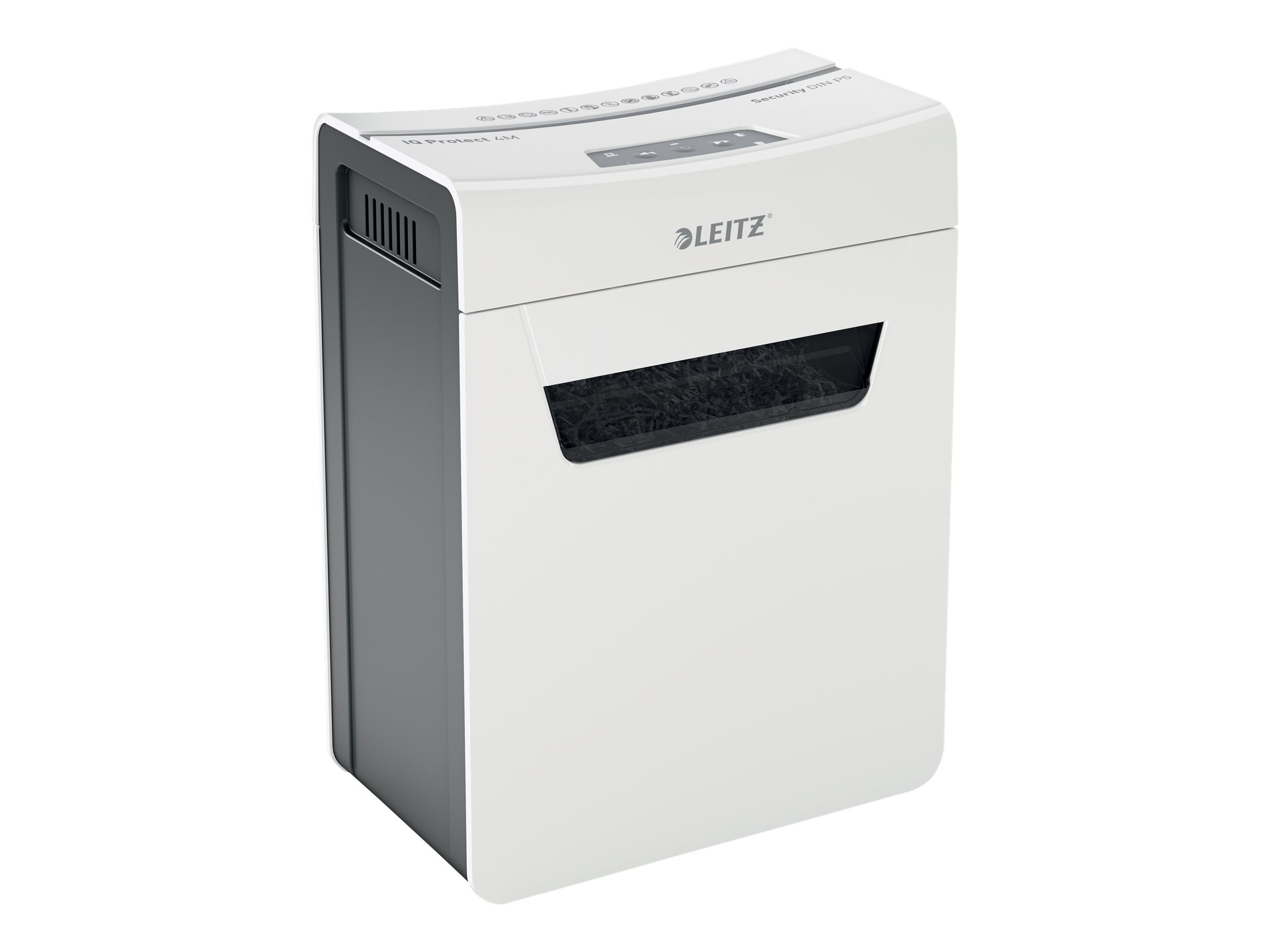 Esselte Leitz IQ 4M Protect Premium weiß Partikelschnitt P-5 bis 4 Blatt