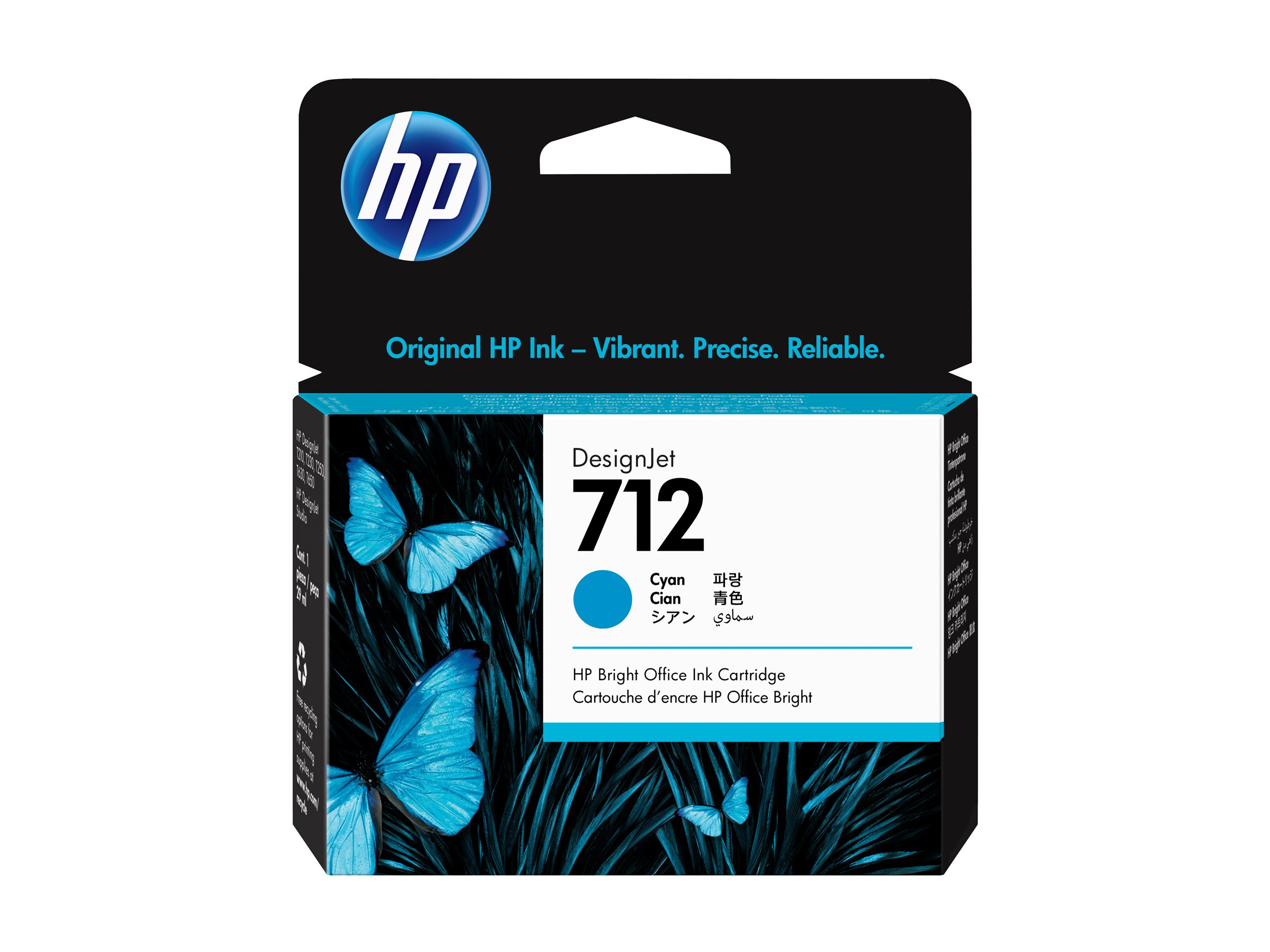 HP 712 DesignJet Cyan 29ml