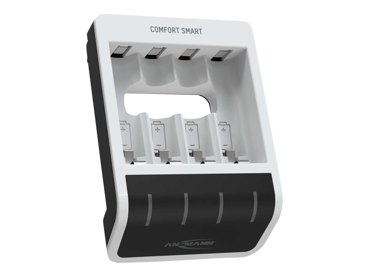 Ansmann Comfort Smart Ladegerät 1,5 Std. für 4xAA/AAA